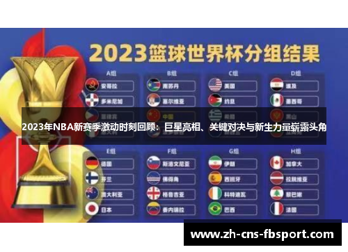 2023年NBA新赛季激动时刻回顾：巨星亮相、关键对决与新生力量崭露头角